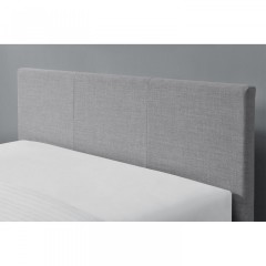 Pat tapițat Toledo 140 x 200 cm | gri deschis č.3