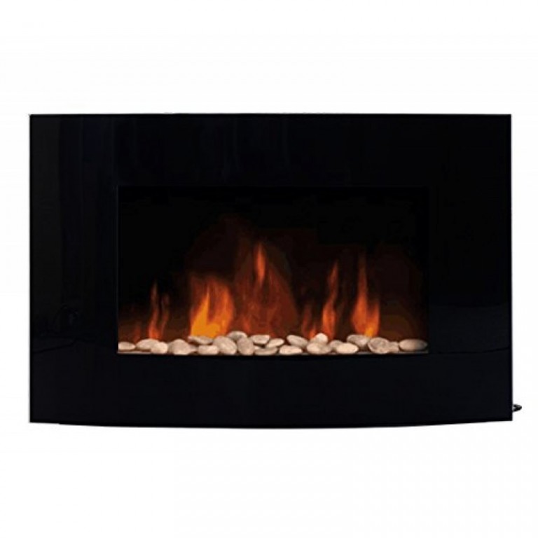 Șemineu electric de perete cu efect flăcări 1800W