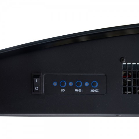 Șemineu electric de perete cu efect flăcări 1800W č.5