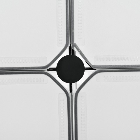 Sistem variabil de rafturi pentru încălțăminte 140 x 35 x 175 cm | 20 compartimente gri č.7