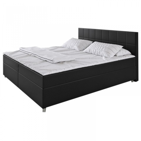 Pat Box Spring Seattle 180 x 200 cm | negru č.5