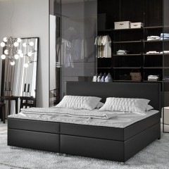 Pat Box Spring Austin 180 x 200 cm | negru č.1