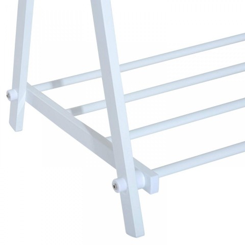 Suport metalic pentru haine | alb č.5