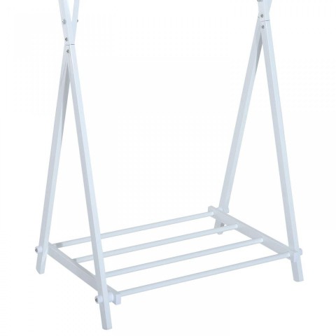 Suport metalic pentru haine | alb č.7