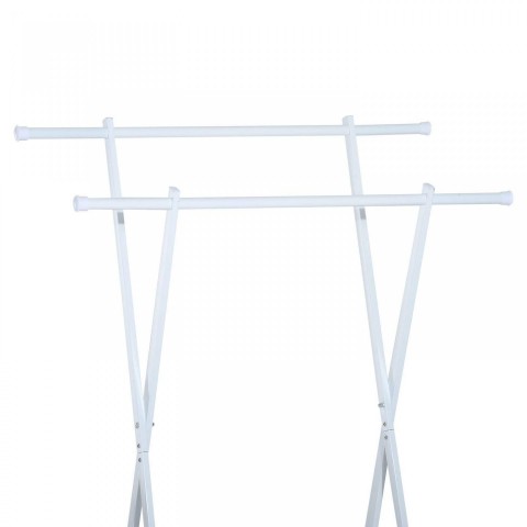 Suport metalic pentru haine | alb č.8
