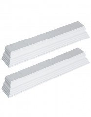 Raft pe perete Set 2-piese | alb č.3