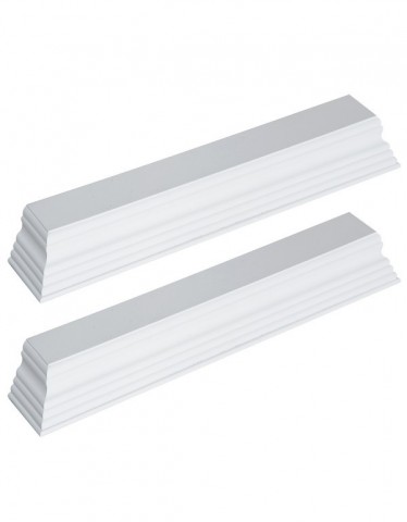 Raft pe perete Set 2-piese | alb č.3