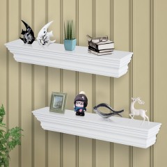 Raft pe perete Set 2-piese | alb č.2