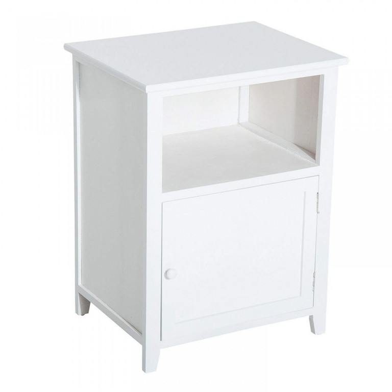 Noptiera din lemn Cairo | alba