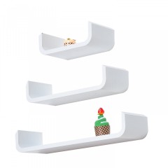 Raft pe perete Set 3-piese | alb č.2