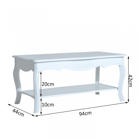 Măsuța de cafea Falco | alba č.6