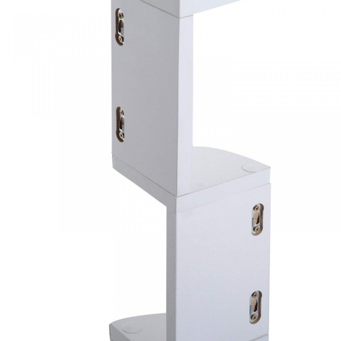 Raft pe perete 120 x 12 x 12 cm | alb č.3