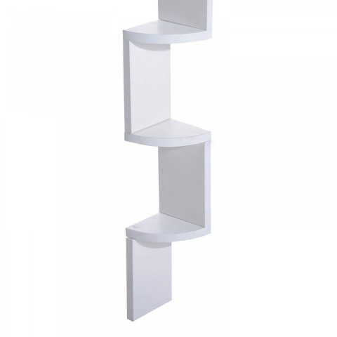 Raft pe perete 120 x 12 x 12 cm | alb č.4