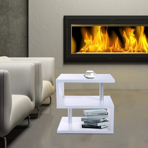 Măsuța de cafea Bruno | alba č.2