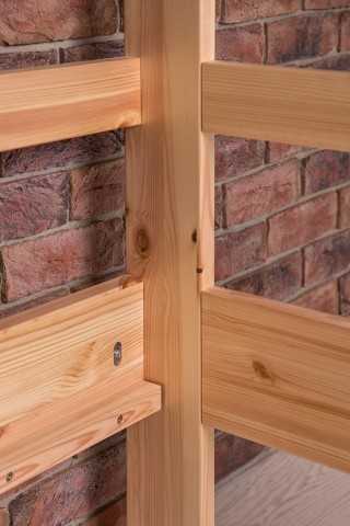 Pat supraetajat Pasadena din lemn masiv de pin | Made in Czech č.2