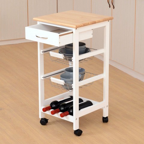 Dulap mobil de bucătărie Roslin | alb č.2