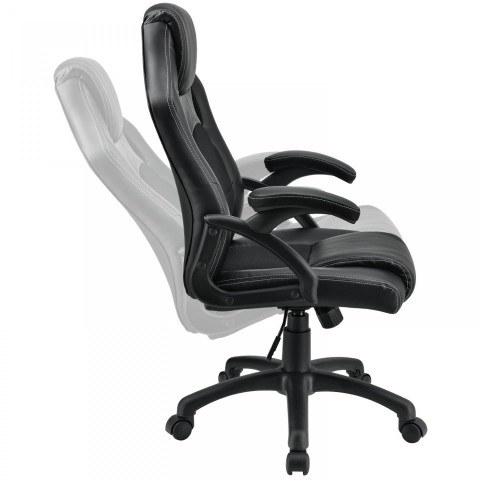 Scaun de birou Racing design | negru č.3