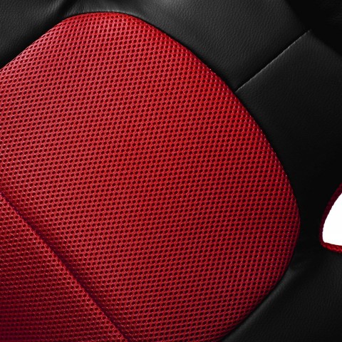 Scaun de birou Racing design | roșu-negru č.3