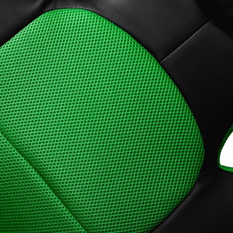 Scaun de birou Racing design | verde-negru č.2