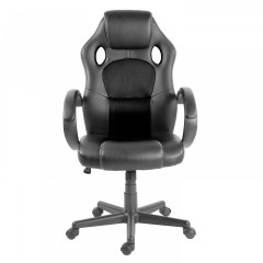 Scaun de birou Racing design negru č.3