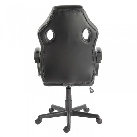 Scaun de birou Racing design negru č.4