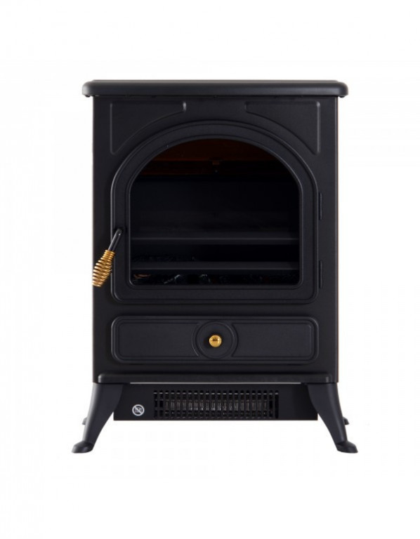 Șemineu electric LED 900/1800W | negru