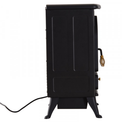 Șemineu electric LED 900/1800W | negru č.4