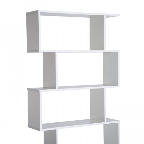 Raft pe perete 80 x 23 x 192 cm | alb č.3