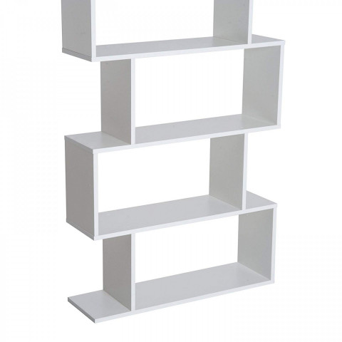 Raft pe perete 80 x 23 x 192 cm | alb č.6