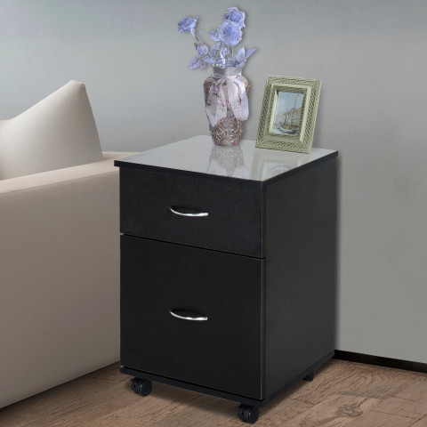 Dulap cu roti | negru č.2