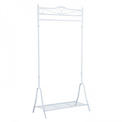 Suport din metal pentru haine și încălțăminte | alb