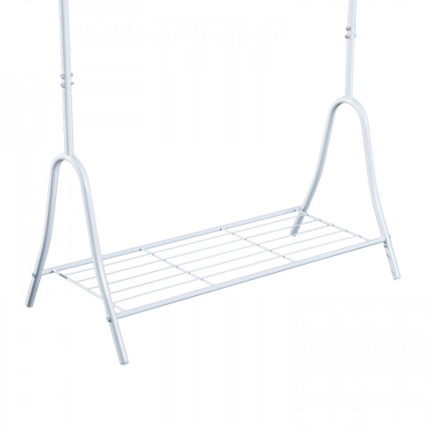 Suport din metal pentru haine și încălțăminte | alb č.2