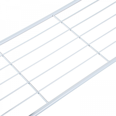 Suport din metal pentru haine și încălțăminte | alb č.5