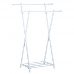 Suport metalic pentru haine | alb