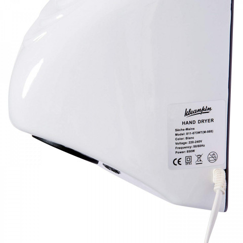 Uscător electric de mâini 600W | alb č.2