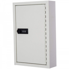 Seif cu blocare combinată, pentru chei, cu 40 etichete | bej č.1