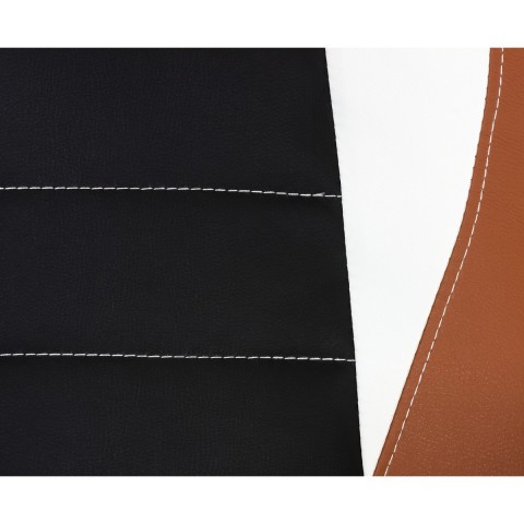 Scaun de birou GT Series One maro-negru-alb č.5