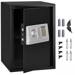 Seif cu lacăt electronic 50 x 35 x 35 cm | negru č.2