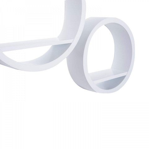 Raft pe perete 4-piese Set | alba č.3