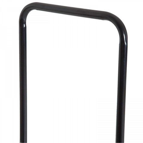 Suport de depozitat lemne pentru șemineu 122 x 35 x 122 cm | negru č.5