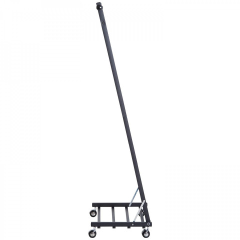 Suport pentru haine cu roti din metal | negru č.5