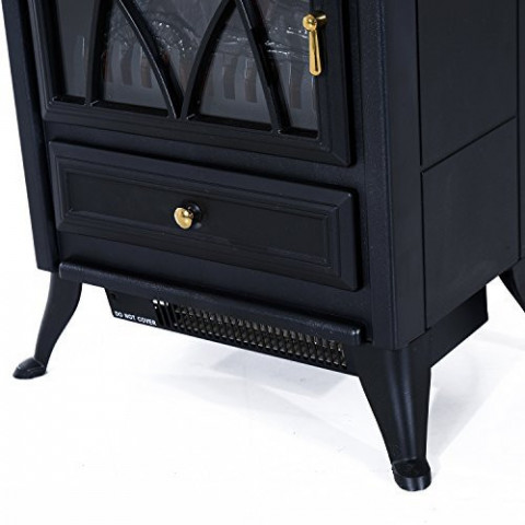 Șemineul electric LED 900/1800W | negru č.6