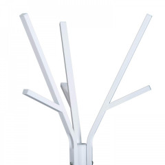 Suport metalic pentru haine 180 cm | alb č.3