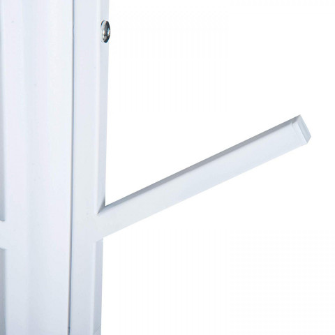 Suport metalic pentru haine 180 cm | alb č.4