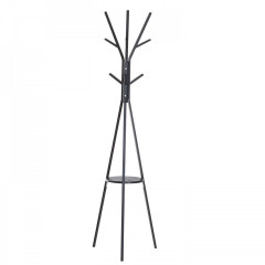Suport metalic pentru haine 180 cm | negru