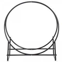 Suport de depozitat lemne pentru șemineu 102 x 40 x 114 cm | negru č.3