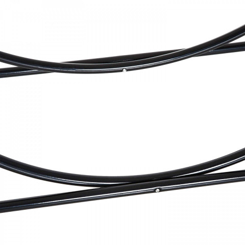 Suport de depozitat lemne pentru șemineu 102 x 40 x 114 cm | negru č.6