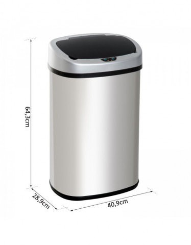 Coș de gunoi automat 48 l č.4