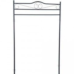 Suport din metal pentru haine și încălțăminte 175 cm | antic negru č.3