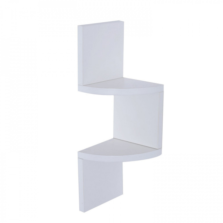 Raft de colț pe perete | alba